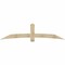 Ekena Millwork Bellingham Rough Sawn Timber Gable Bracket, Douglas Fir, 96"W x 24"H x 2"D x 6"F, 6/12 Pitch GBW096X24X0206BEL00RDF - alternate 1